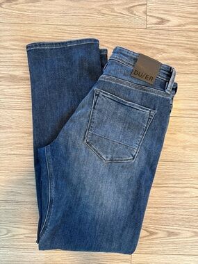 DU/ER Tech Fleece Denim Straight - Classic Indigo